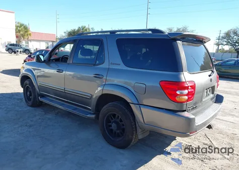 2004 Toyota Sequoia Limited V8 z USA, uszkodzony, nr VIN 5TDBT48A54S211914